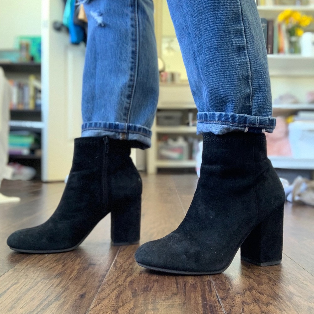 Lucky brand booties black